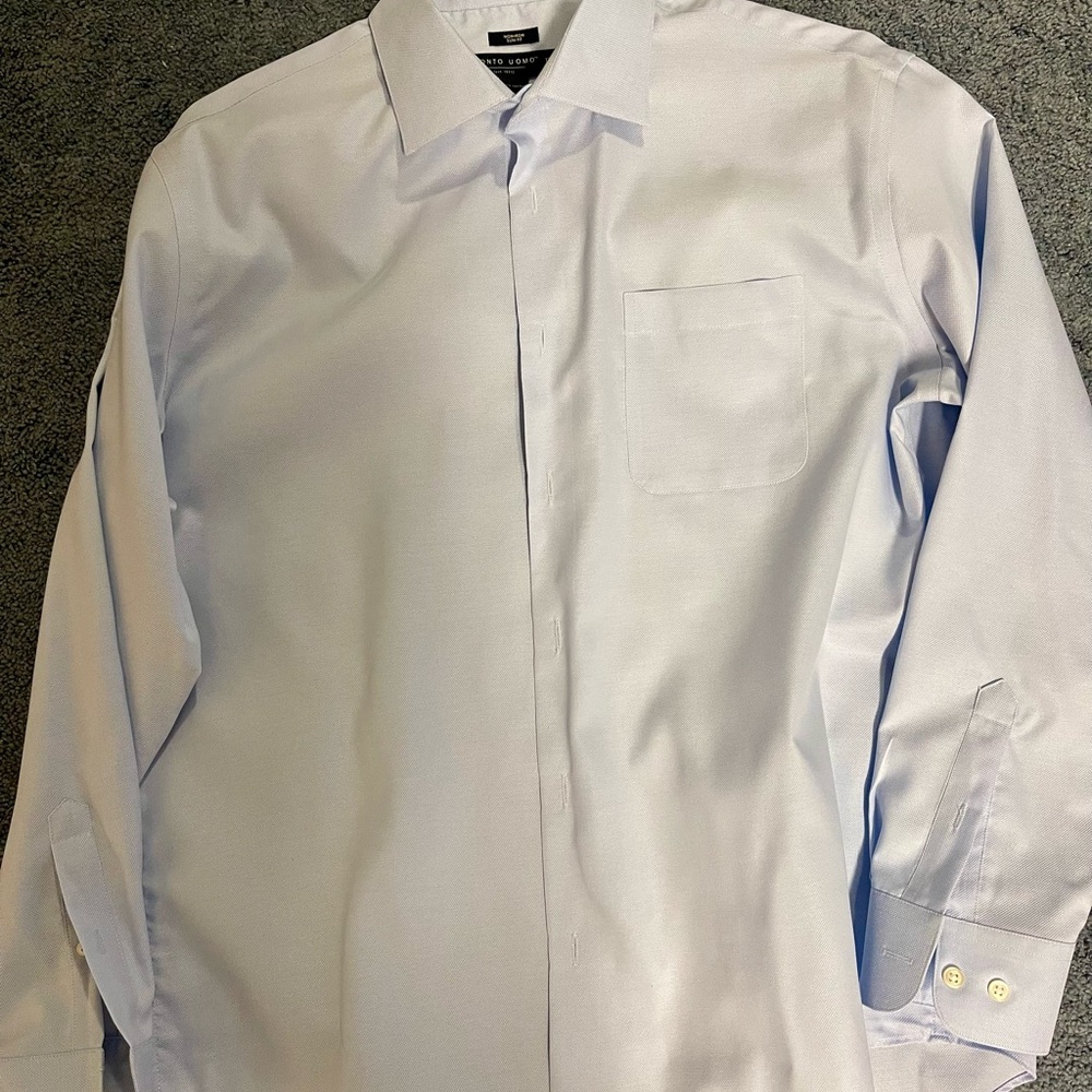 Pronto Uomo Light Blue Dress Shirt